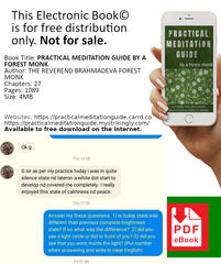 (keywords) Meditation, Yoga, Practical Meditation Book, Philosophy, Mind, Religion, Body, Spirit, Spiritual, Relaxation, Well-being, Healthy living, Meditate, Calm, Relax, Breathe, Anapansati, Astanga, Kundalini, Kasina